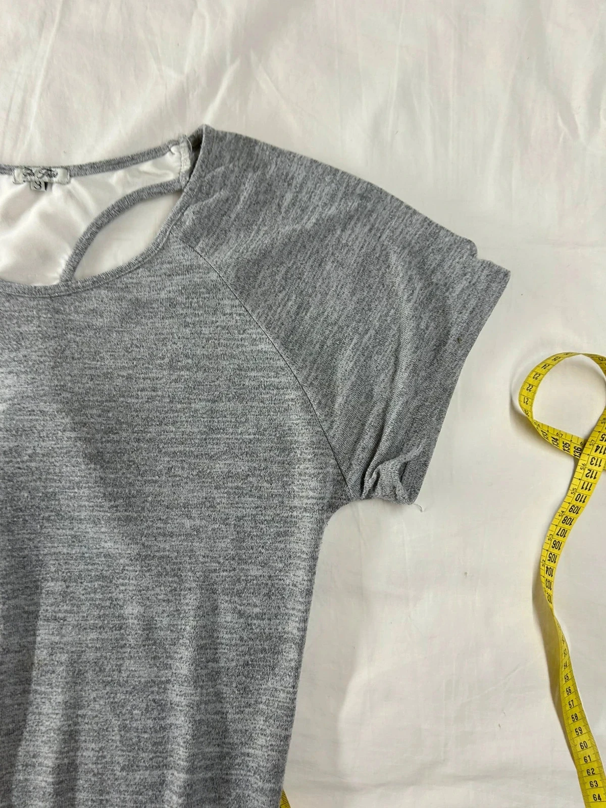 Gray short-sleeved blouse t-shirt girl tribu – photo 6